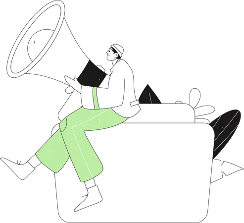 Online Marketing  Illustration
