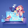 free online marketing illustrations