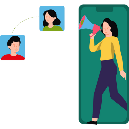 Online marketing  Illustration