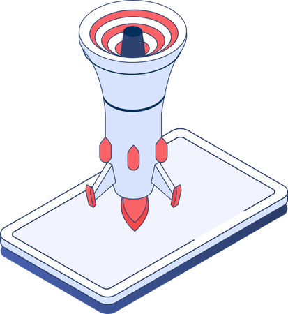 Online Marketing Startup  イラスト