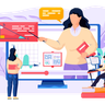 online maths class illustrations free