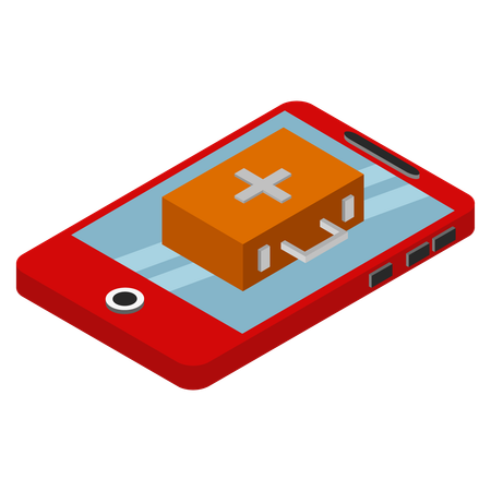 Online medical  Illustration