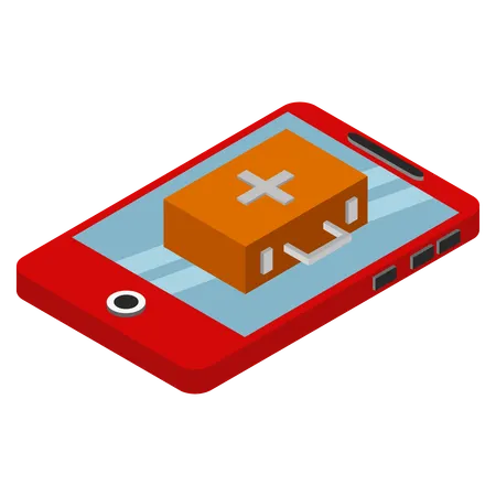 Online medical  Illustration