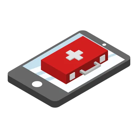 Online medical  Illustration