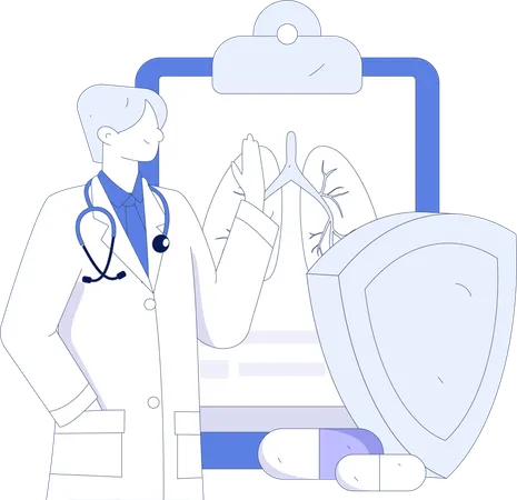 Online Medical Service  Illustration