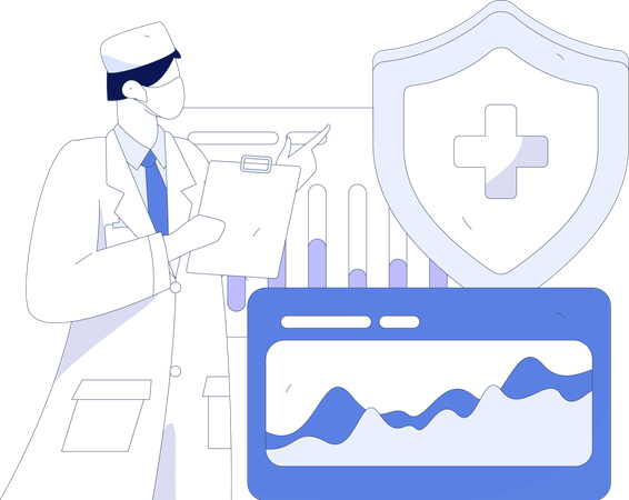 Online Medical Service  Illustration