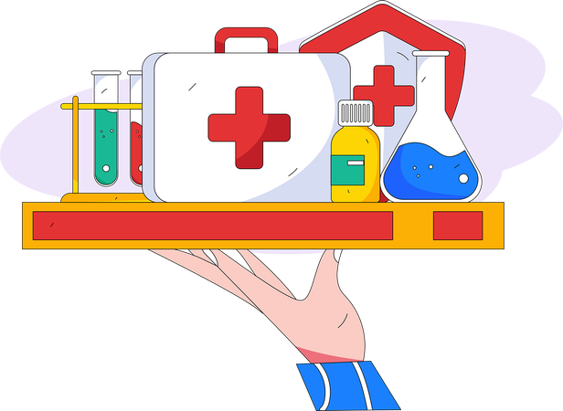 Online medicine store  Illustration