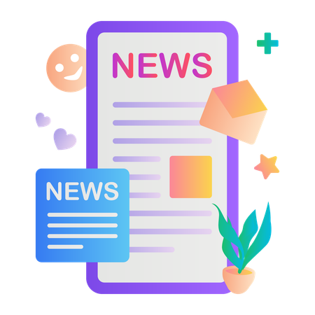 Online news  Illustration