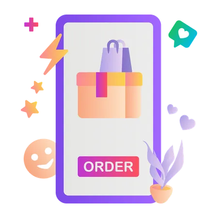 Online order  Illustration