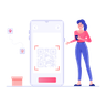 barcode scanner illustration