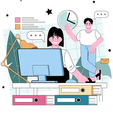 Online patient assistance  Illustration