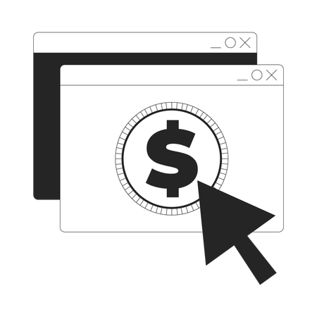 Online payment  Illustration