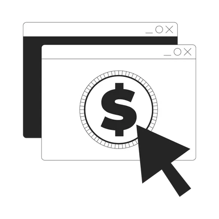 Online payment  Illustration