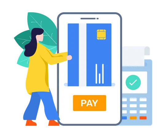 Online Payment  Illustration