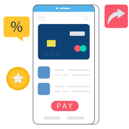 Online payment  Illustration