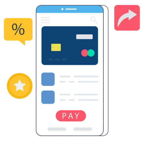 Online payment  Illustration