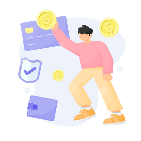 Online payment  Illustration