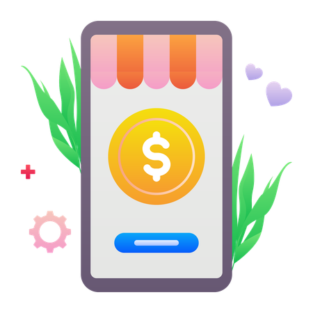 Online Payment  Illustration