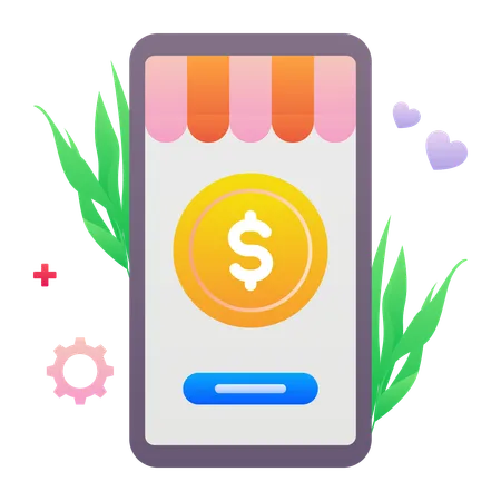 Online Payment  Illustration