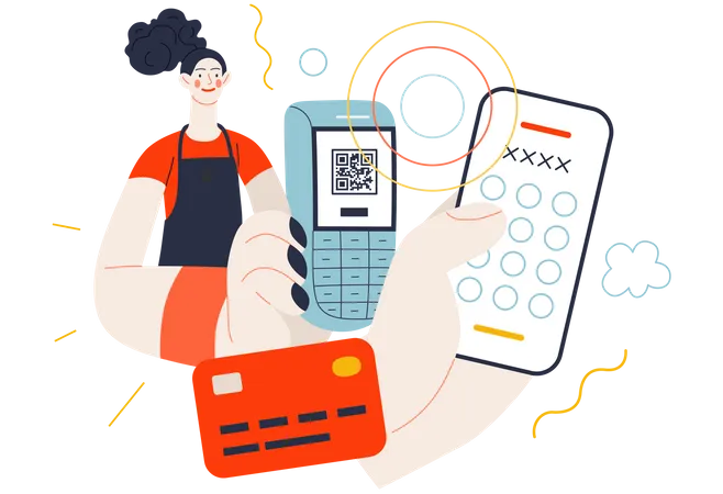 Online Payment  Illustration