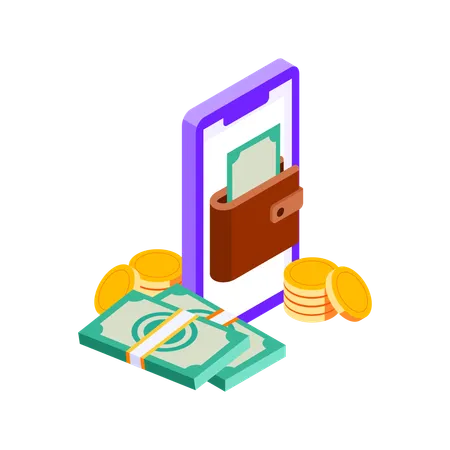 Online payment  Illustration