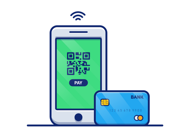 Online payment  Illustration