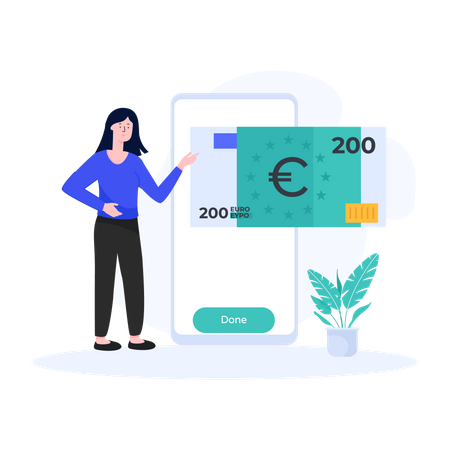 Online Payment  Illustration