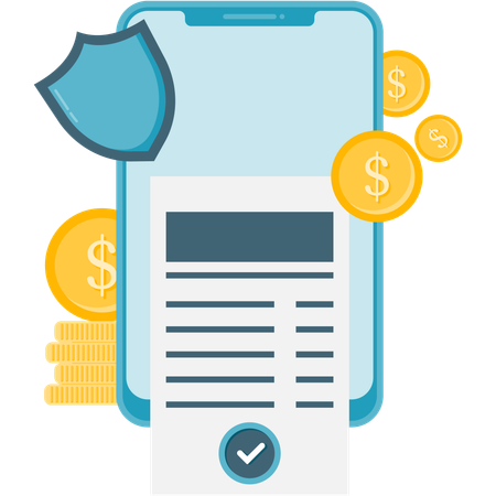 Online payment  Illustration