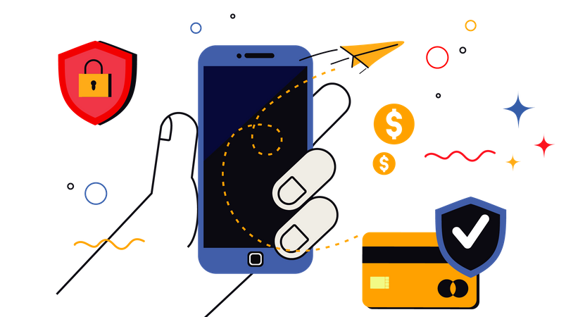 Online Payment  Illustration