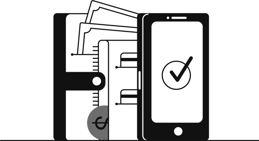 Online Payment  Illustration
