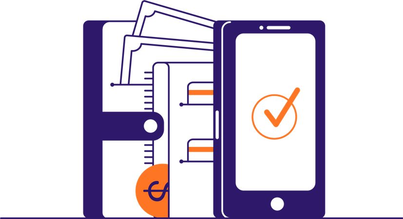 Online Payment  Illustration