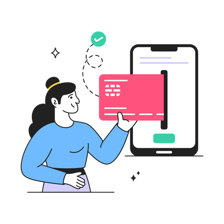 Online Payment  Illustration