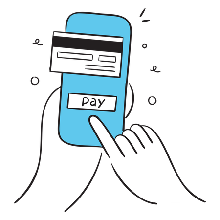 Online Payment  Illustration