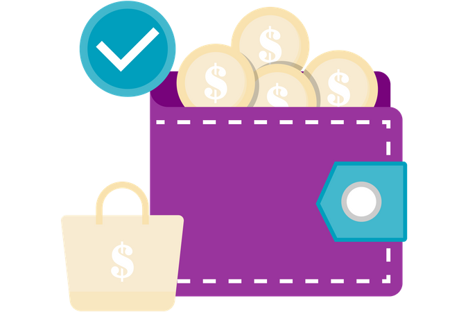 Online payment method  Illustration