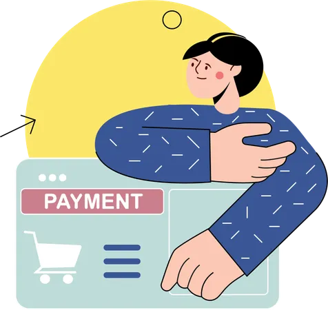 Online Payment Methods  Illustration