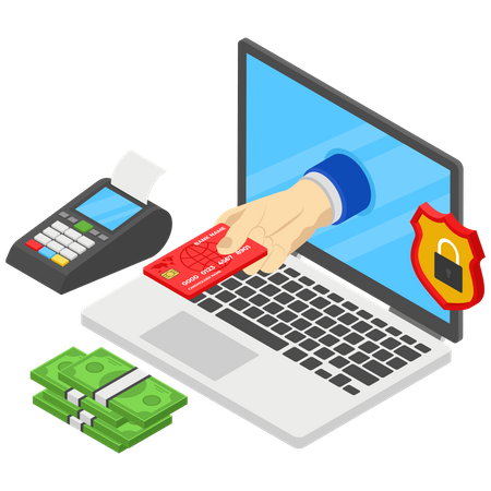 Online Payment Security Illustration