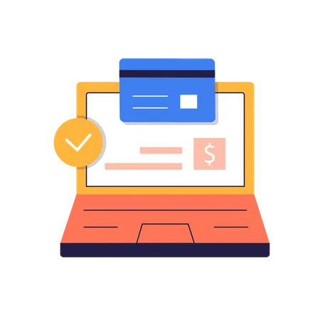 Online Payment Successful  Illustration