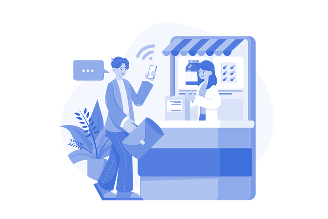 Online Pharmacy  Illustration