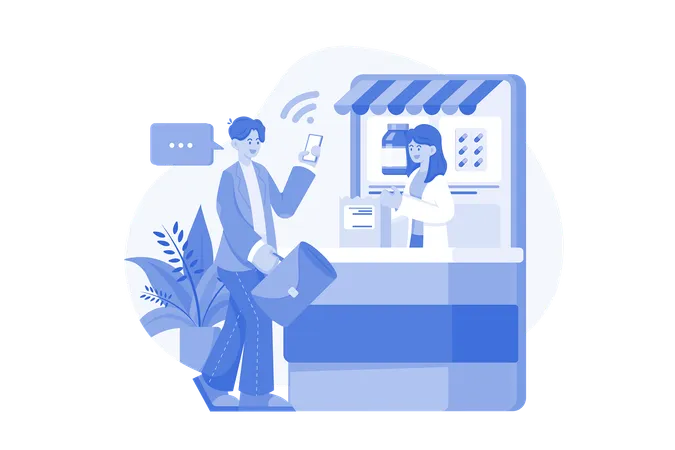 Online Pharmacy  Illustration