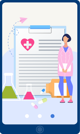 Online Prescription  Illustration