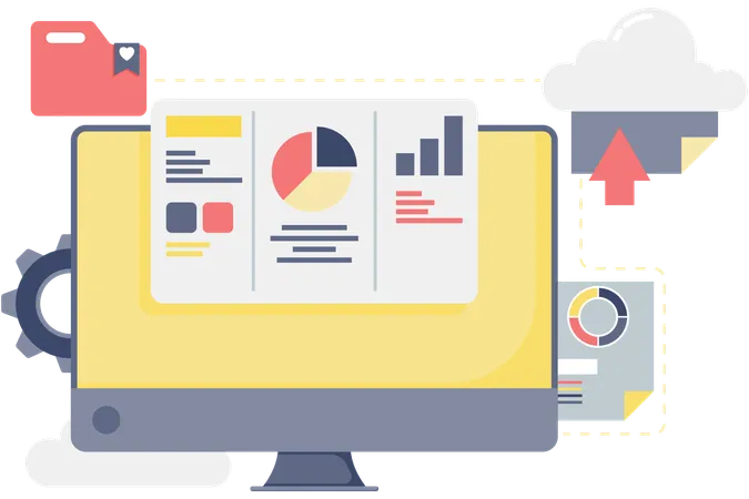 Online presentations using diagrams  Illustration