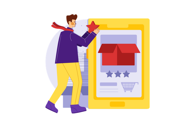 Online product review  Illustration