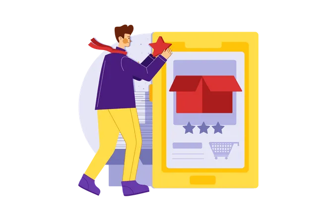 Online product review  Illustration