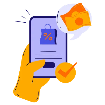 Online Purchase  Illustration