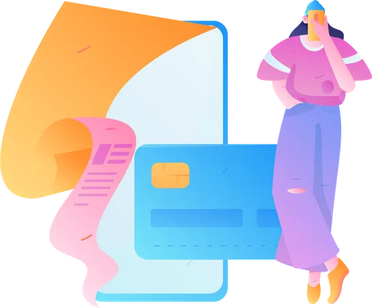 Online Purchase  Illustration