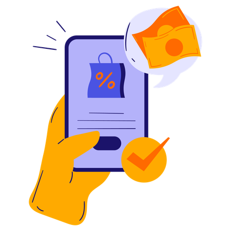 Online Purchase  Illustration
