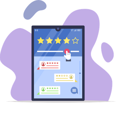 Online reviews  Illustration