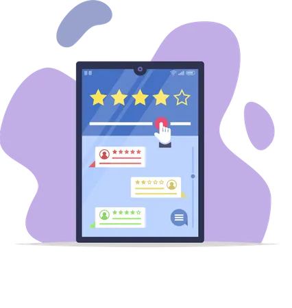 Online reviews  Illustration