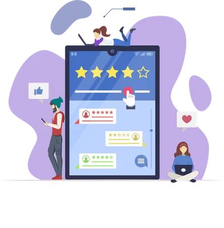 Online reviews  Illustration