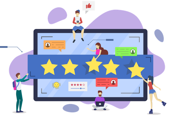 Online reviews  Illustration